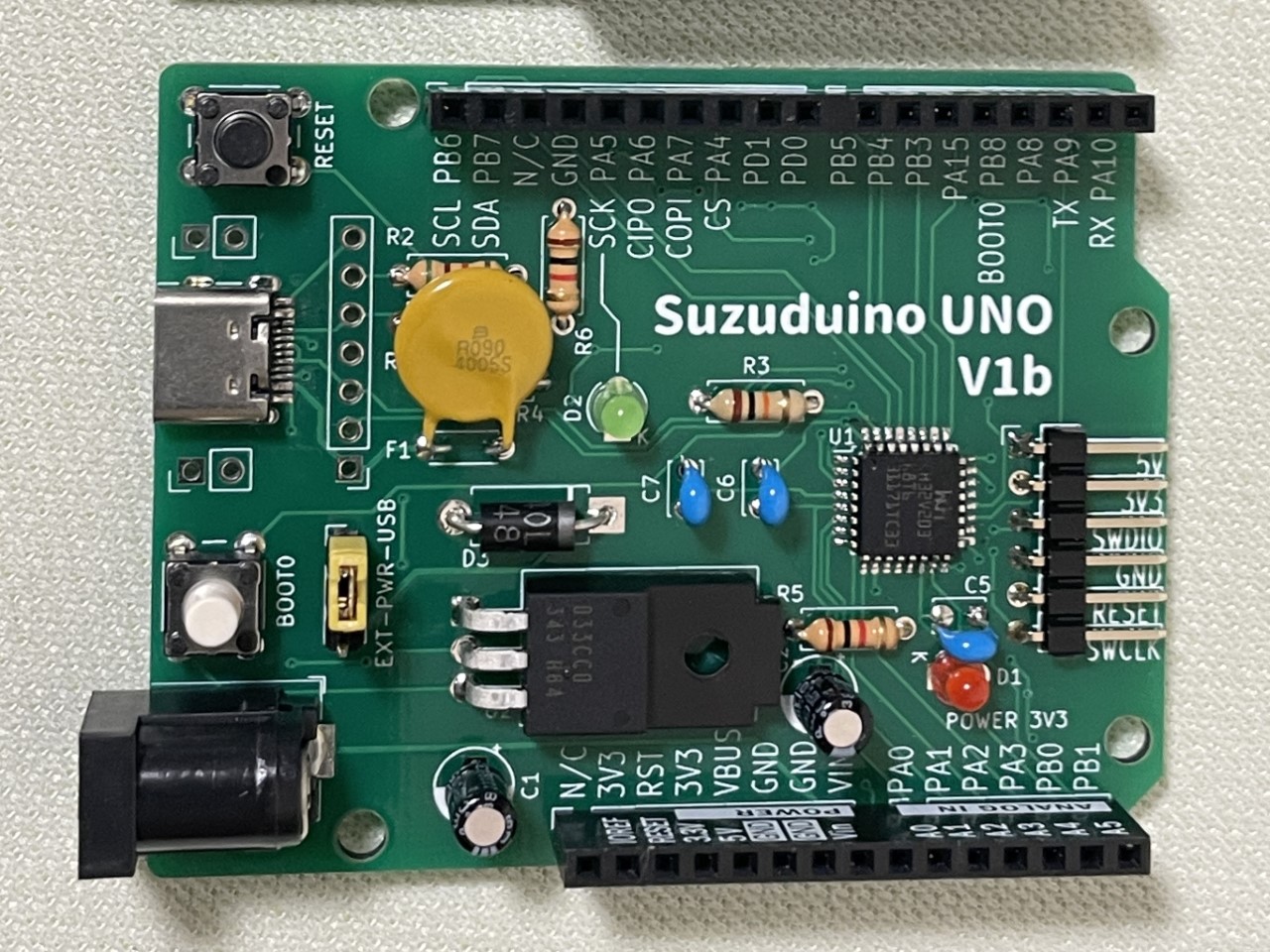 Suzuduino UNO(V1b)外観